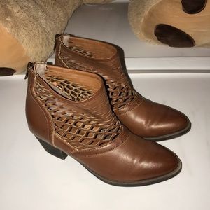 brown booties